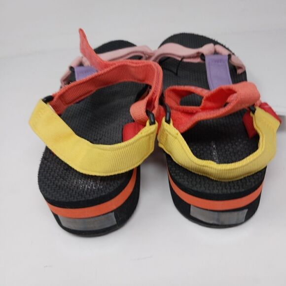 MultiColored Wide Sandal with Velcro. Size 11 and 12 - Picture 5 of 10